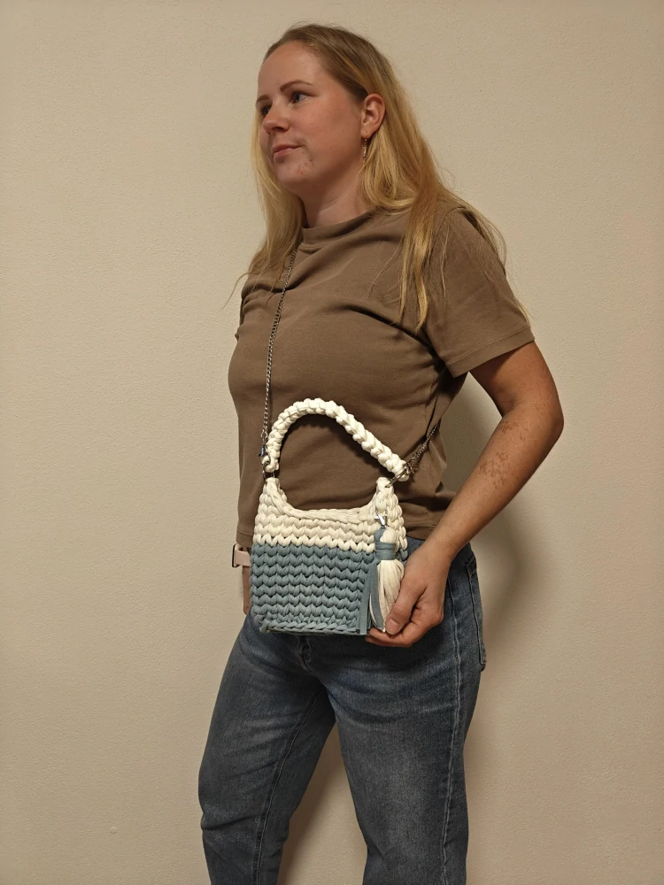 Elegantní kabelka dvoubarevná